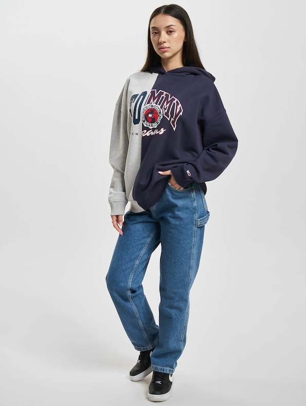 Tommy Jeans Oversized College Splicing Hoody-5