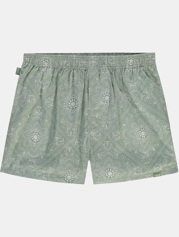 Pocketless Paisley Green-0