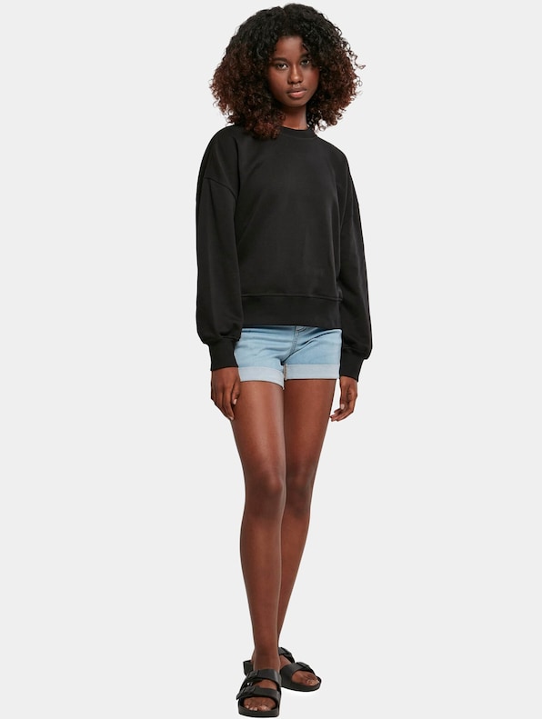 Ladies Oversized Rainbow Crewneck-3