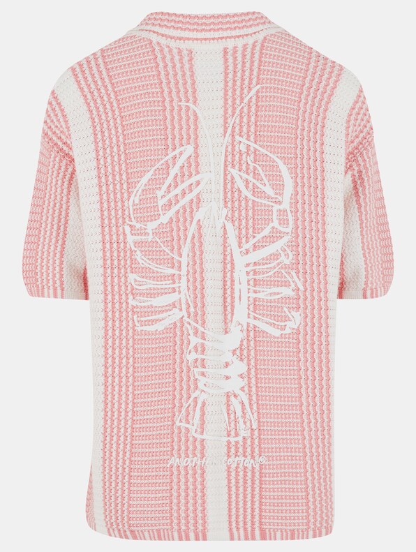 Oversized Mesh Knit Summer Shirt-5