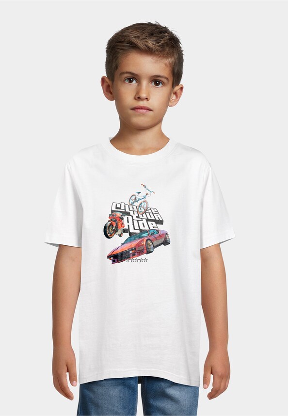 Kids Choose Your Ride 5 Stars Tee-0