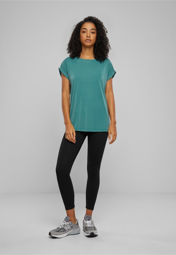Ladies Modal Extended Shoulder Tee-4