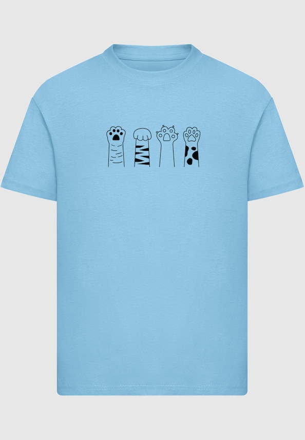 Kids Cat Paws -  Basic T-Shirt-2