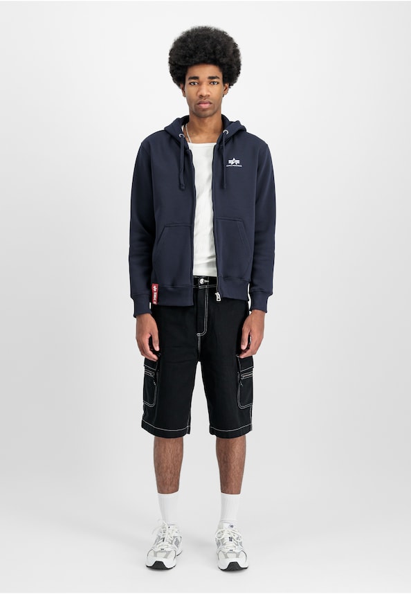 Basic Zip Hoodie Small Logo-0