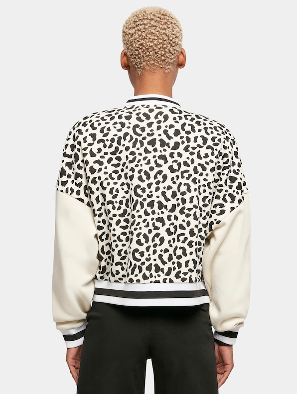 Ladies Aop Oversized College Sweat Jacket-1