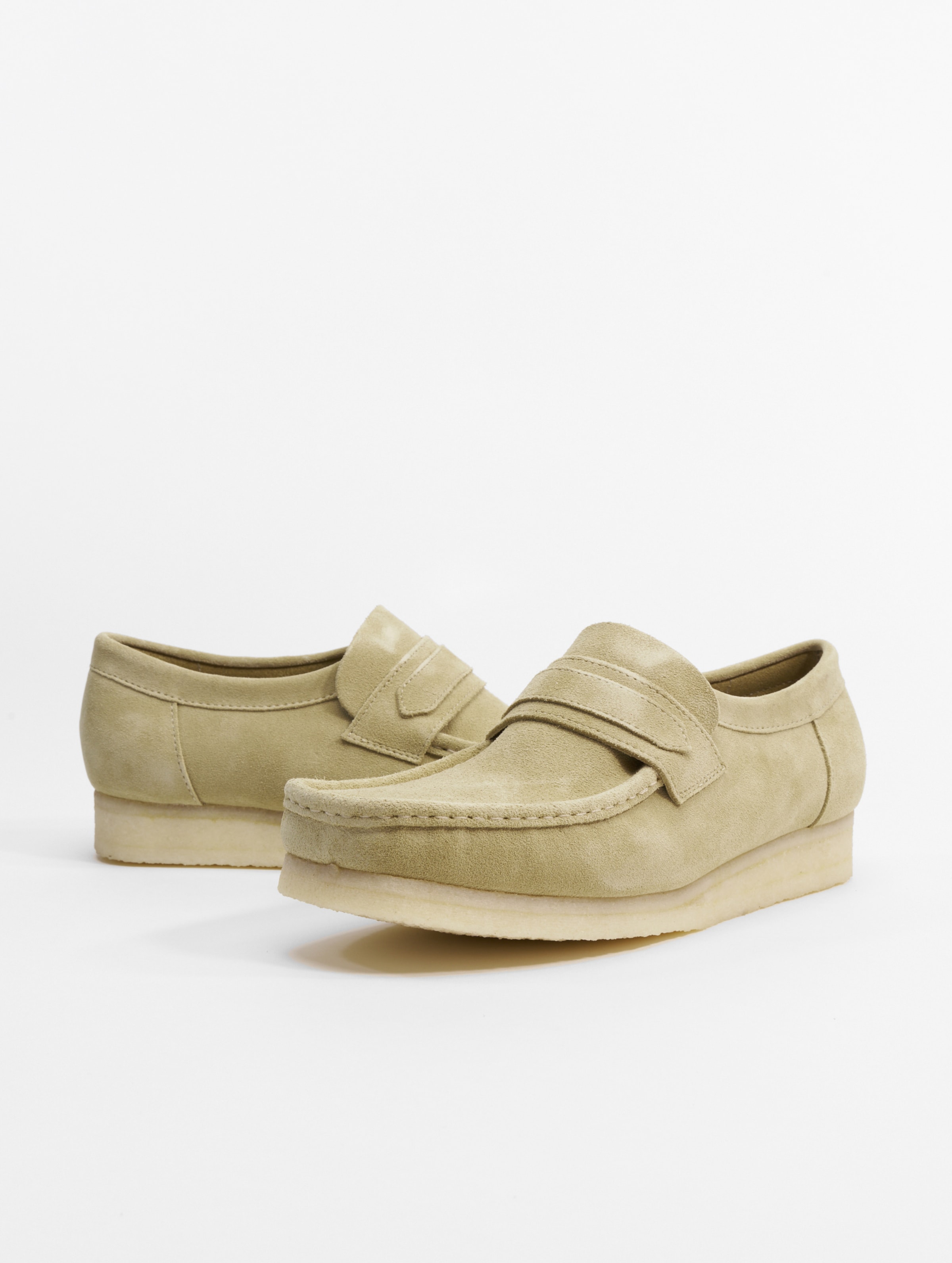 Clarks Originals Wallabee Loafer Sneakers Mannen op kleur beige, Maat 43