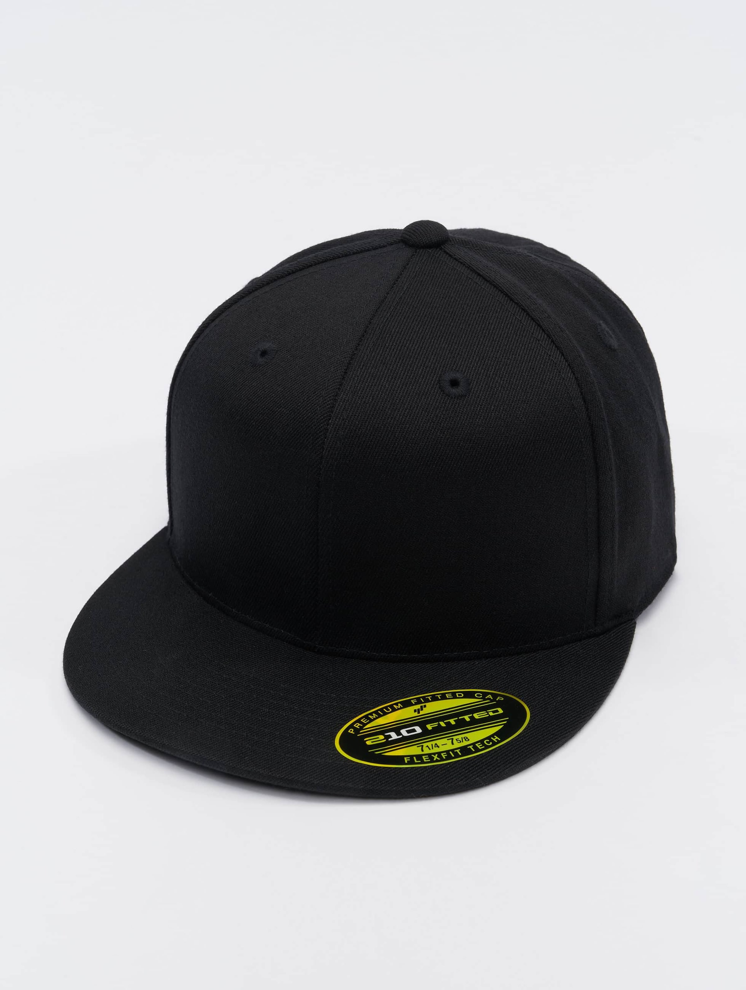 Yupoong Premium 210 fitted cap Black L/XL (7 1/4 - 7 5/8)