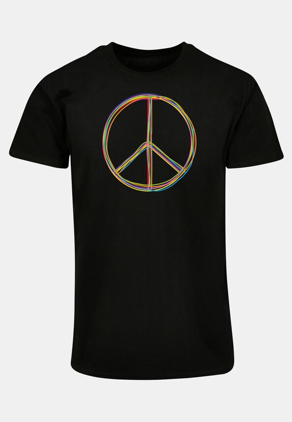 Peace_Multicolor with Basic T-Shirt-4