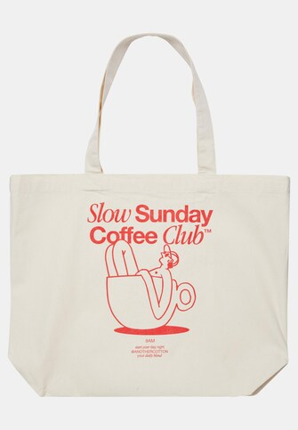 Another Cotton Lab Slow Sunday Coffe Club Tote Bag