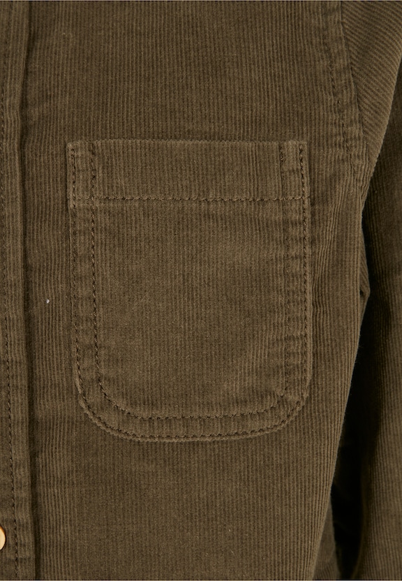 Urban Classics Boys Corduroy Shirt-5
