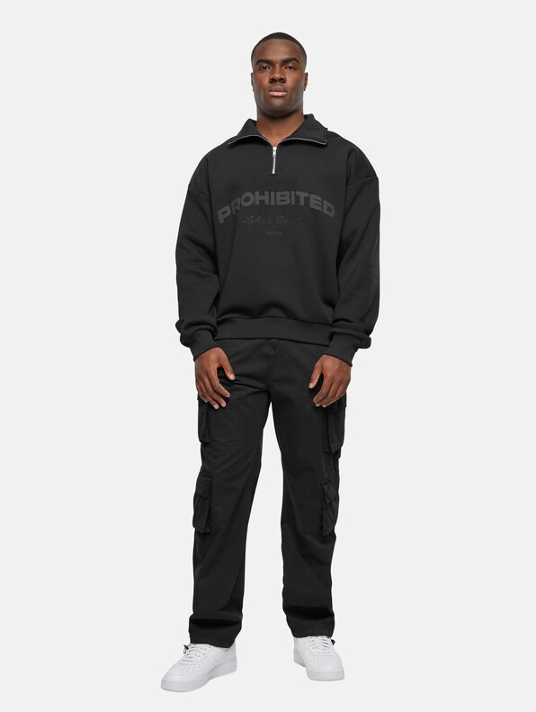 Prohibited Authentic Half Zip Pullover-2