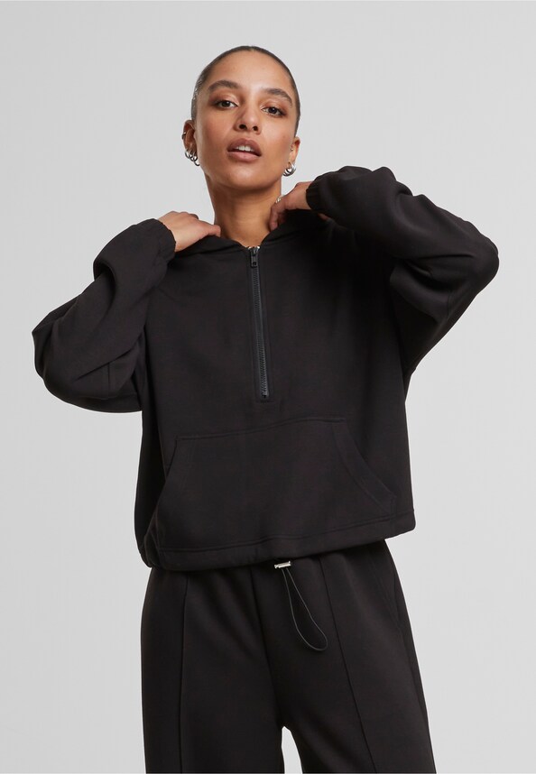 Ladies Soft Touch Zip Hoodie-0