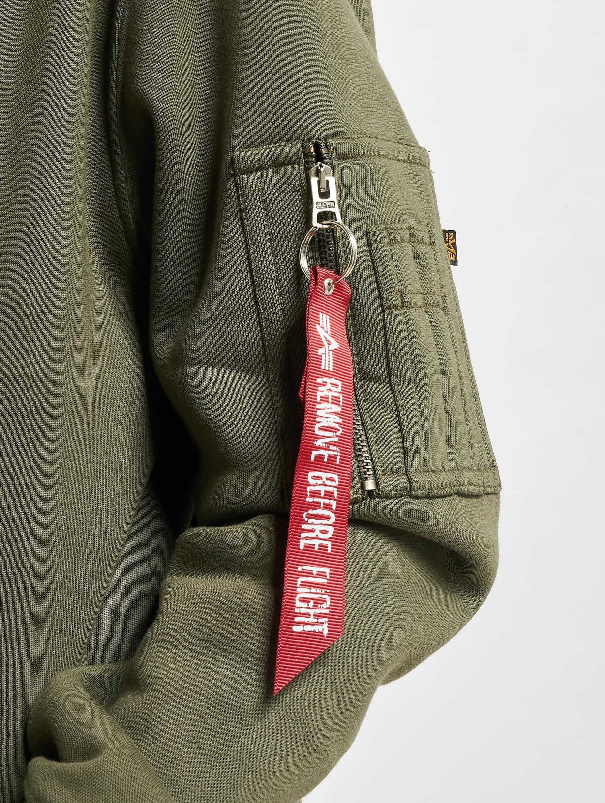 Alpha industries hoodie on sale olive