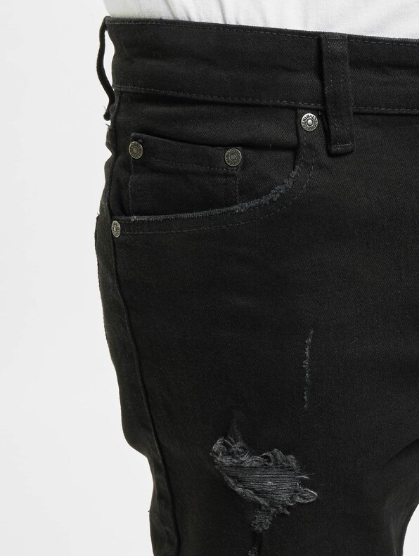 Denim Project Mr. Red Skinny Jeans Black-4