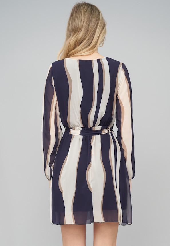 Long-sleeve Dress Waves-1