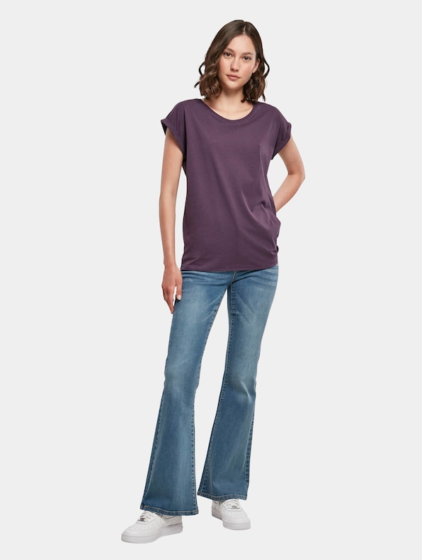 Ladies Extended Shoulder Tee-2