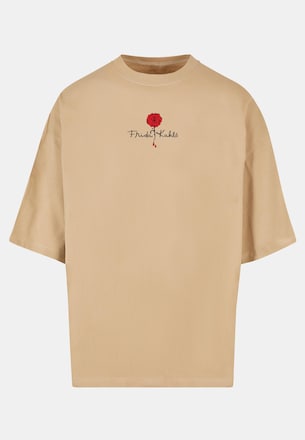 Frida Kahlo - Logo rose Huge Tee