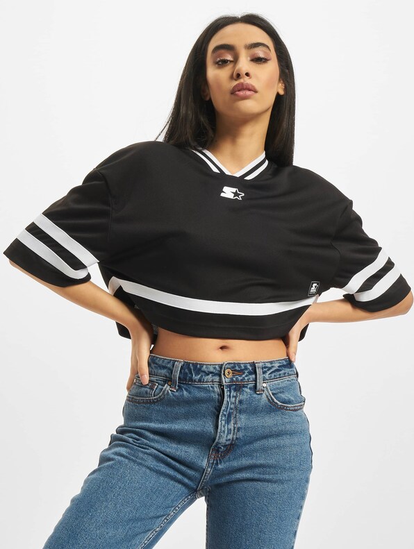 Ladies Cropped Mesh Jersey-0