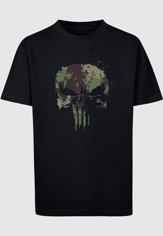 Kids Punisher TV - Camo Skull Basic T-Shirt