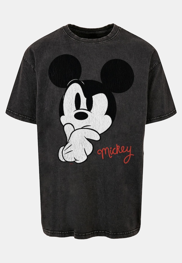 Mickey Mouse - Distressed Ponder Acid Washed Oversize-2