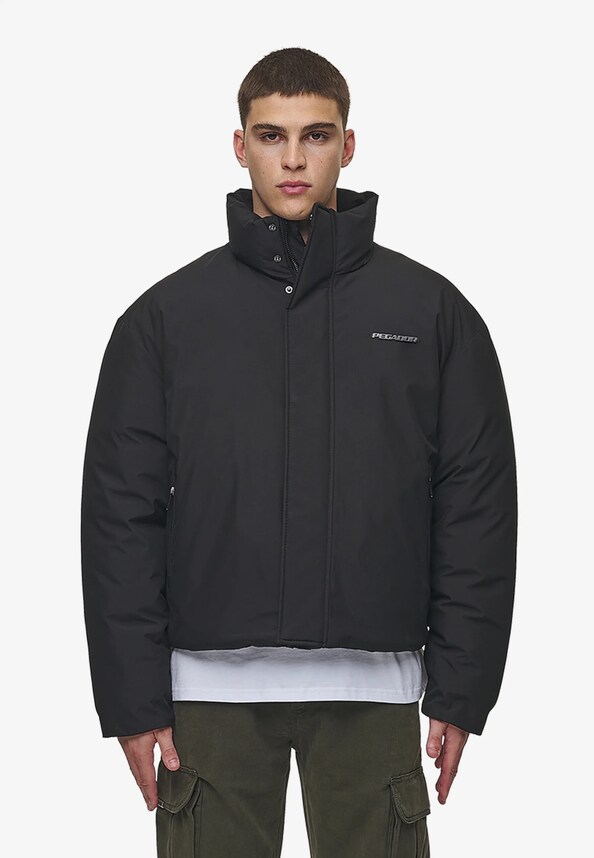 PEGADOR Lavoy Cropped Boxy Puffer Jackets-0