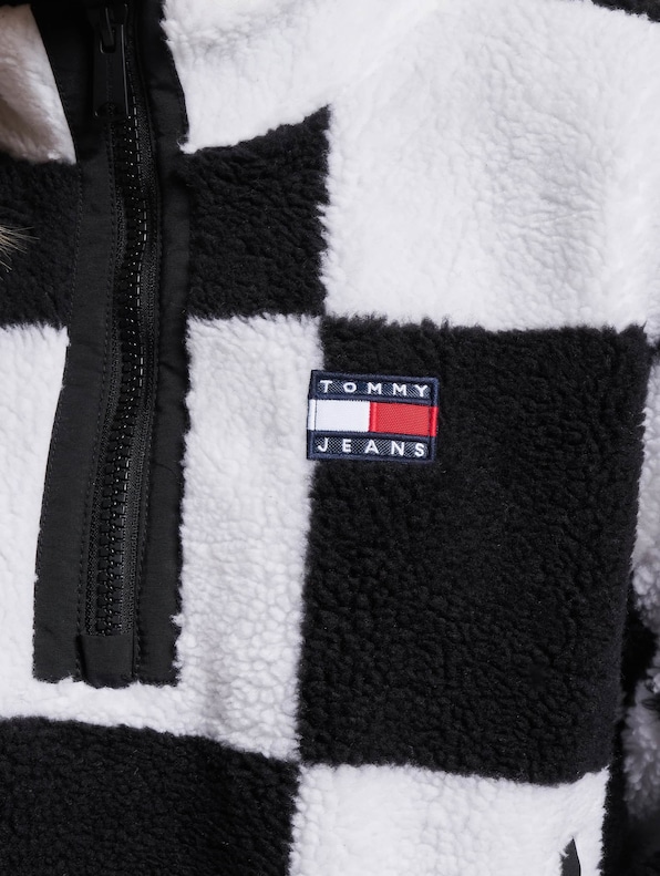 Tommy Jeans Checkerboard Sherpa Popover-3