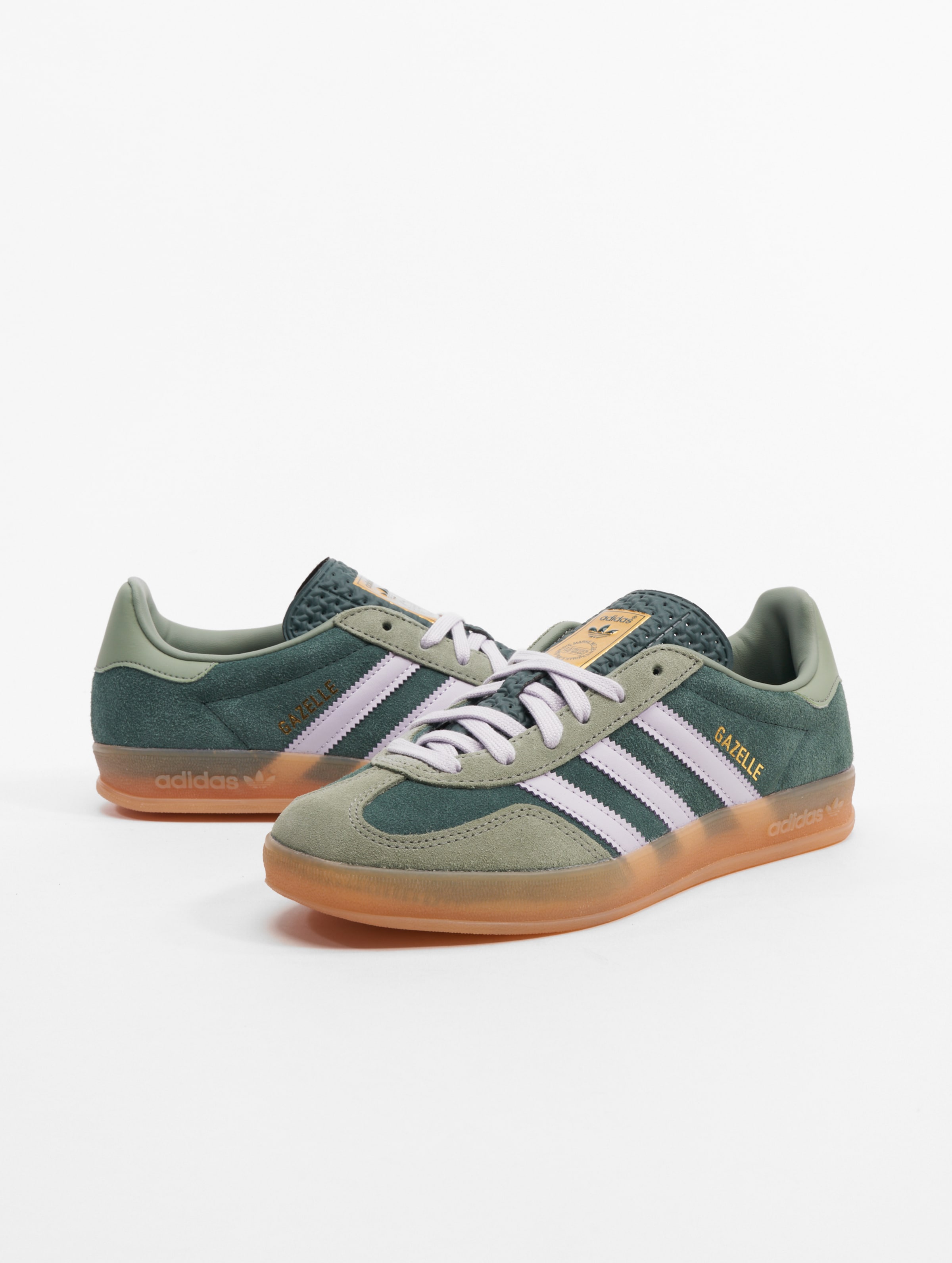 adidas Originals Gazelle Indoor Sneakers op kleur groen, Maat 43 1/3