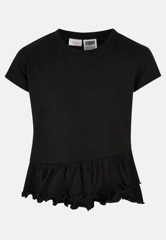Girls Organic Volant Tee-2