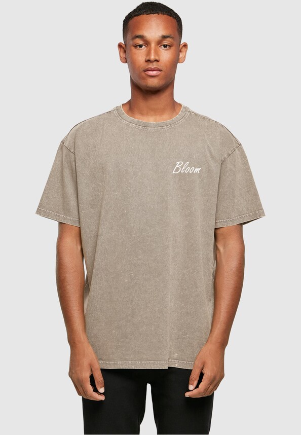 Flowers Bloom Acid Washed Heavy Oversized-0