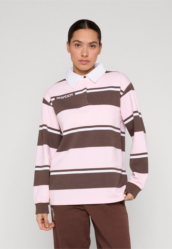 Morella Striped Polo Sweater-0