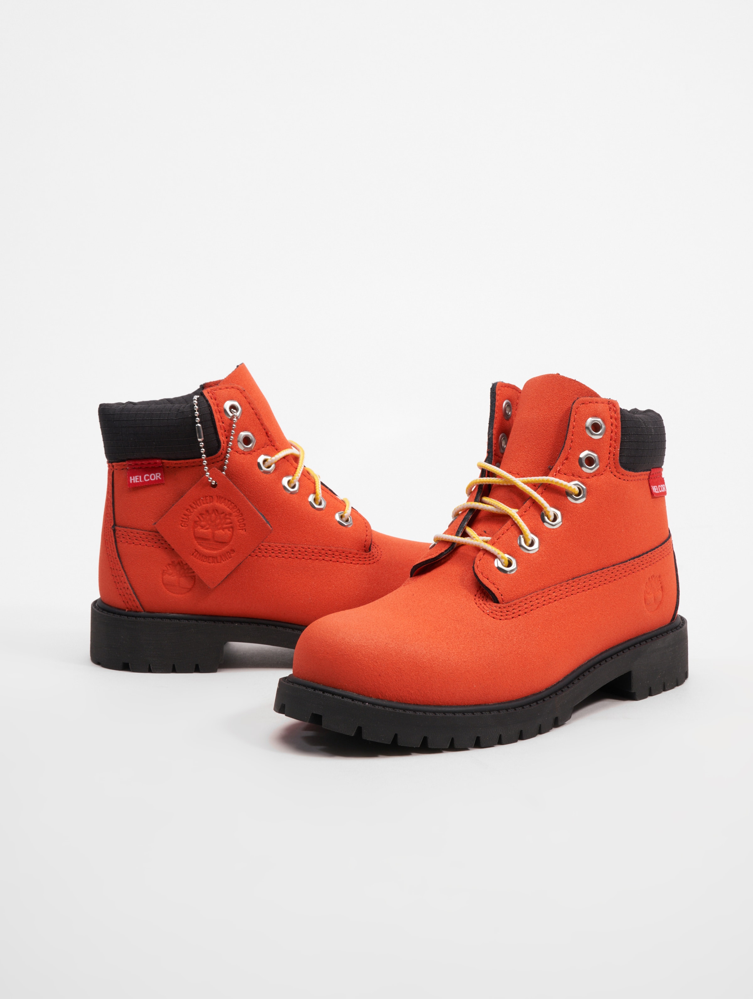 Timberland 6 In Premium WP Boot op kleur rood, Maat 32.5