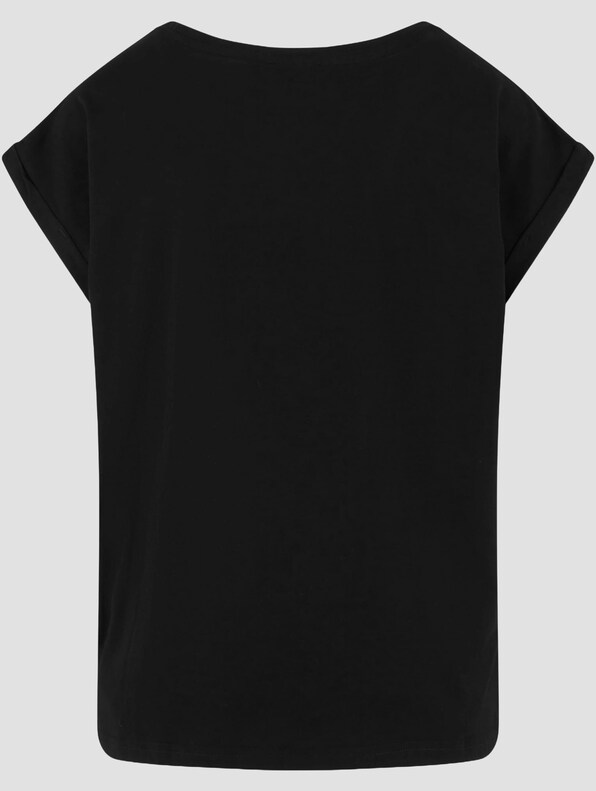 Urban Classics Ladies Viscose Extended Shoulder T-Shirts-4