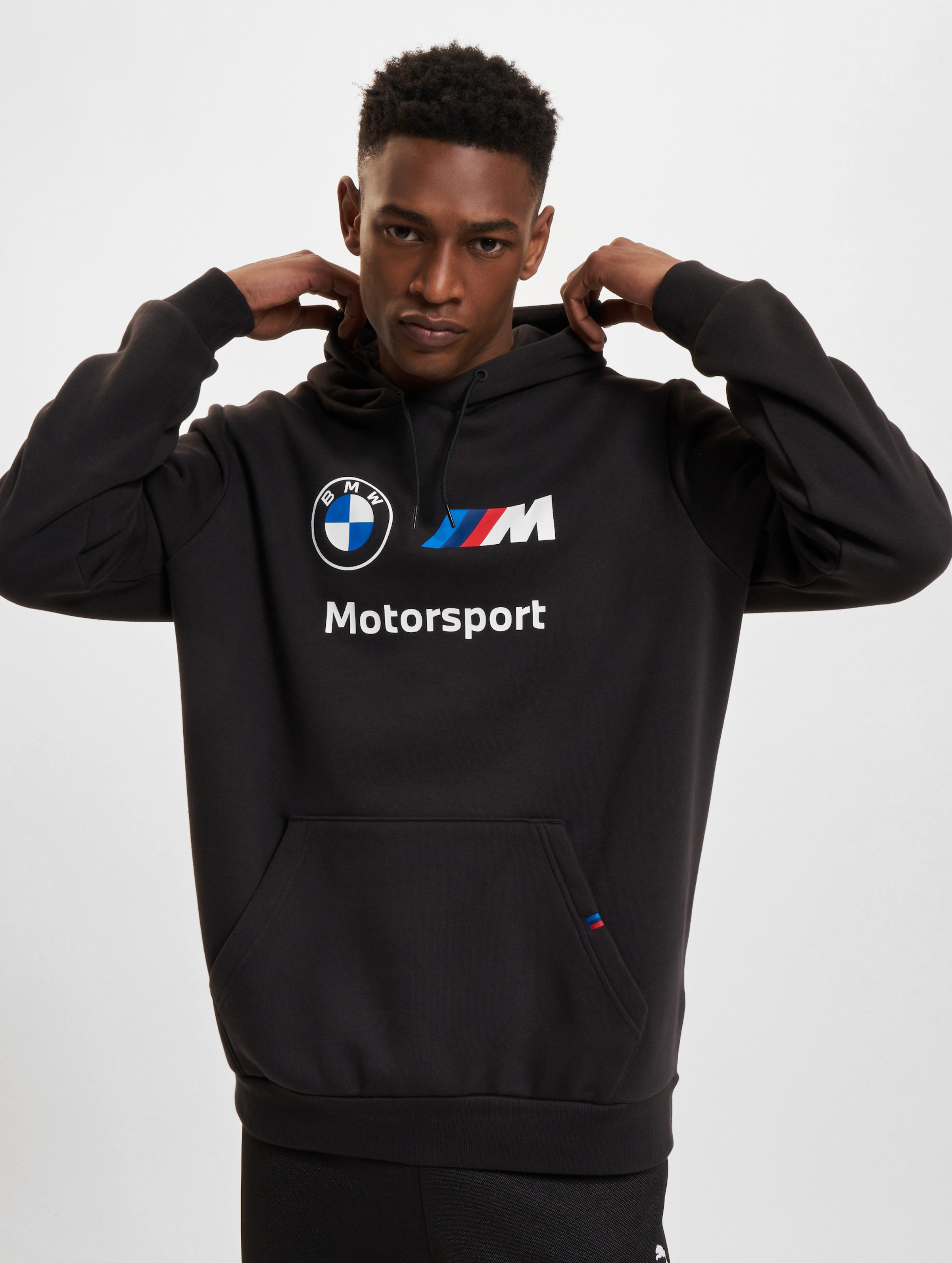 Puma BMW Essential Fleece Hoodies Mannen op kleur zwart, Maat XXL