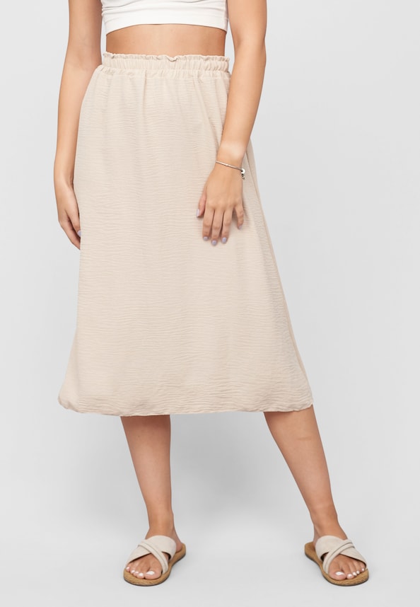 Musselin Midi-Skirt-0