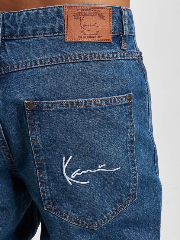 Small Signature Tape Fivepocket Denim Loose Fit-3