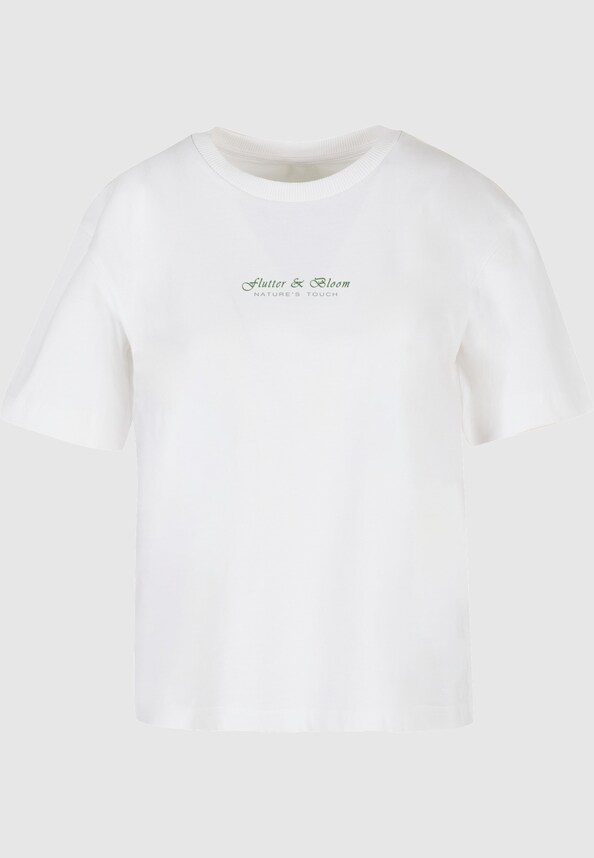 Ladies Flutter And Bloom Tee-2
