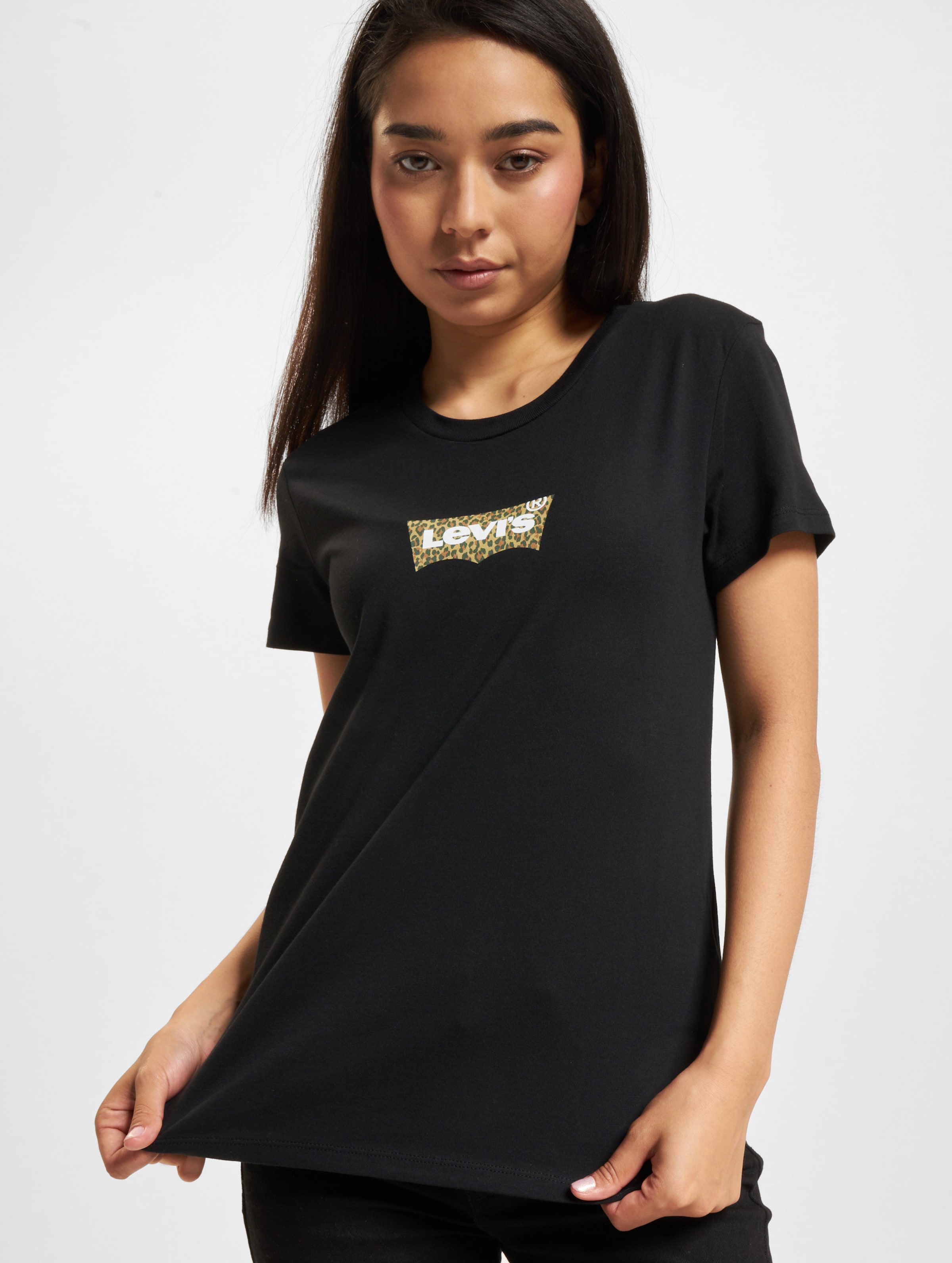 Levi's Levis The Perfect Tee T-Shirt Frauen,Unisex op kleur zwart, Maat S