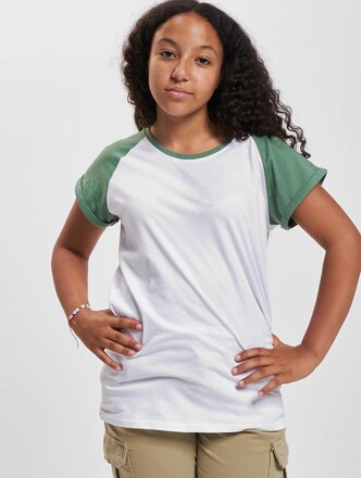 Urban Classics Girls Contrast Raglan T-Shirt