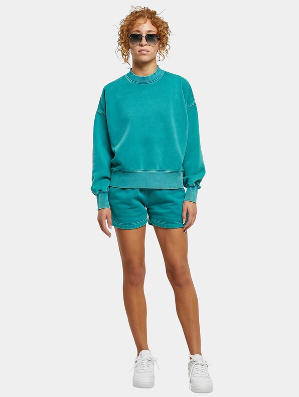 Oversized Stone Washed Crewneck -2