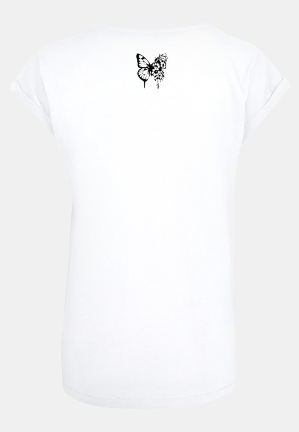  Ladies Flowers Bloom Extended Shoulder -3