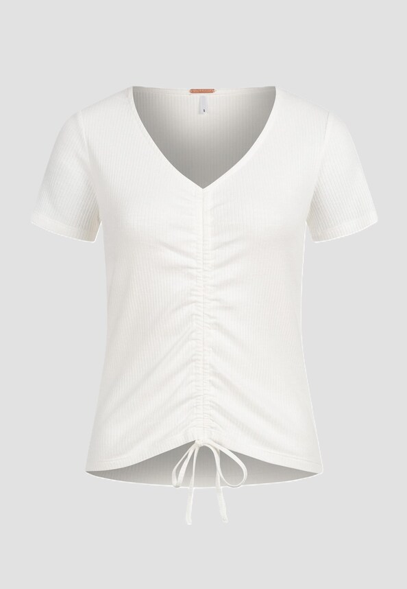 AIKI V-Neck Raff T-Shirt-0