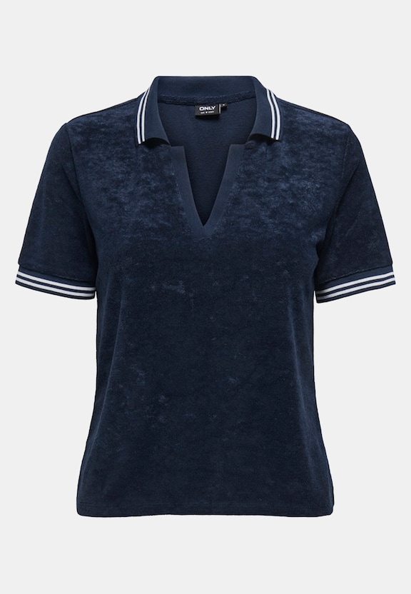 ONLVICKY S/S TERRY V-NECK -4
