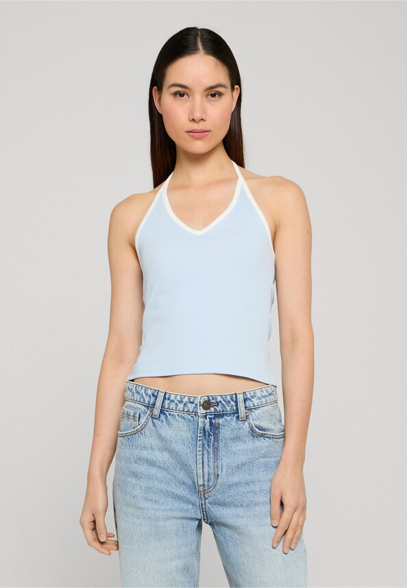 Ladies Contrast Piping -0