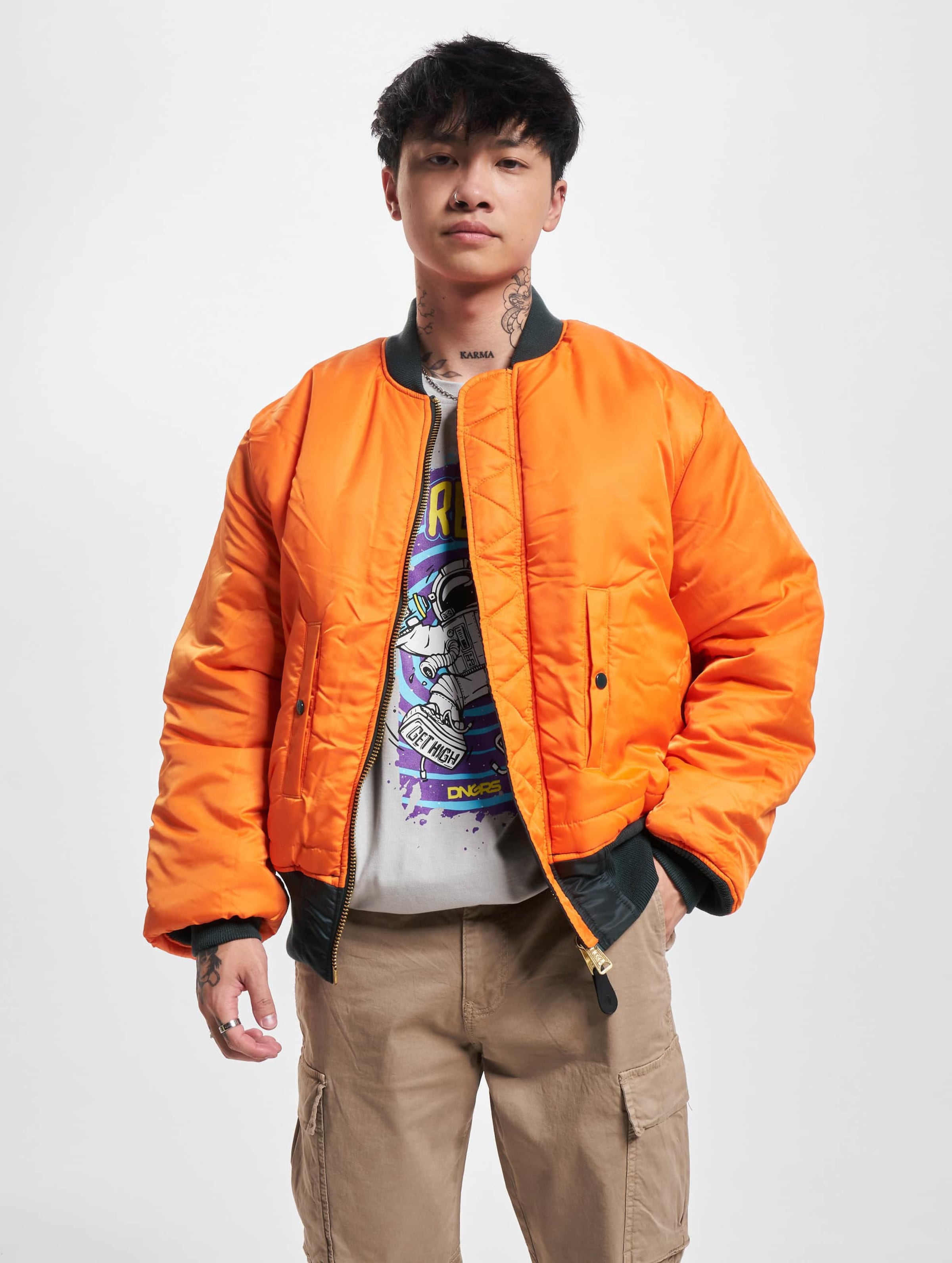 Alpha industries yellow outlet bomber