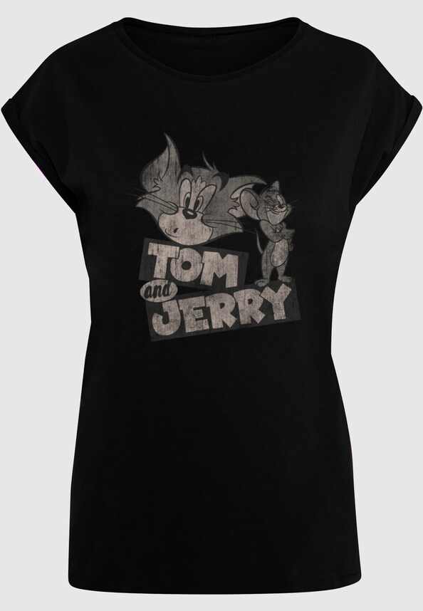 Ladies Tom and Jerry - Cartoon T-Shirt-4