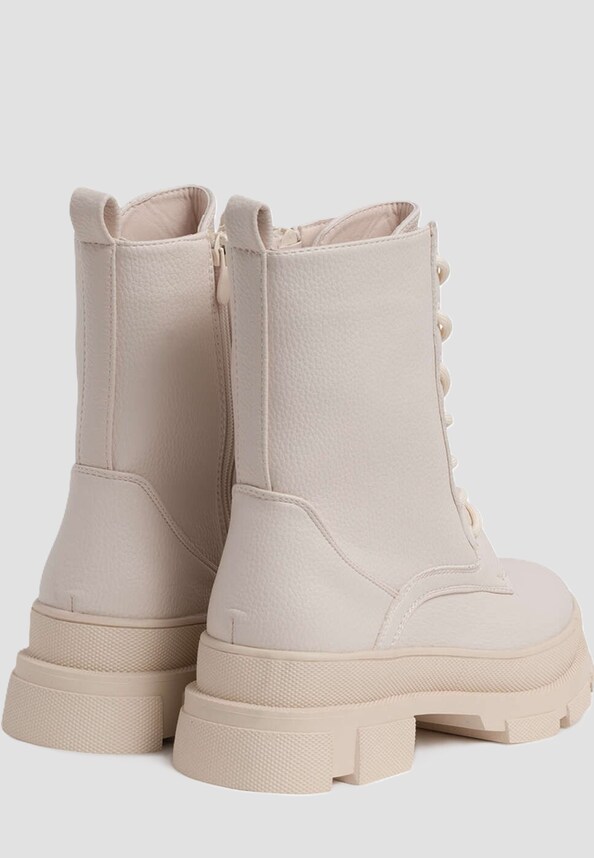 PU Schnürrhalbstiefel-1