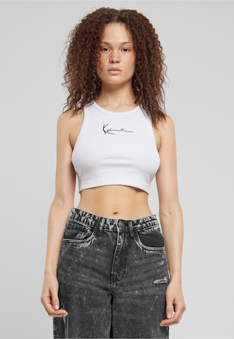 Small Signature Essential Racer Rib Top