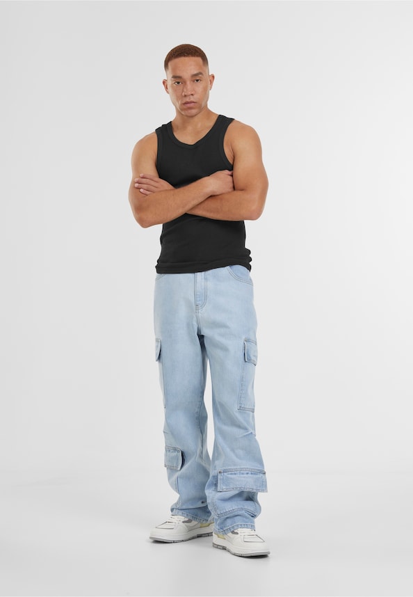 Vorin Cargo Baggy Jeans-3
