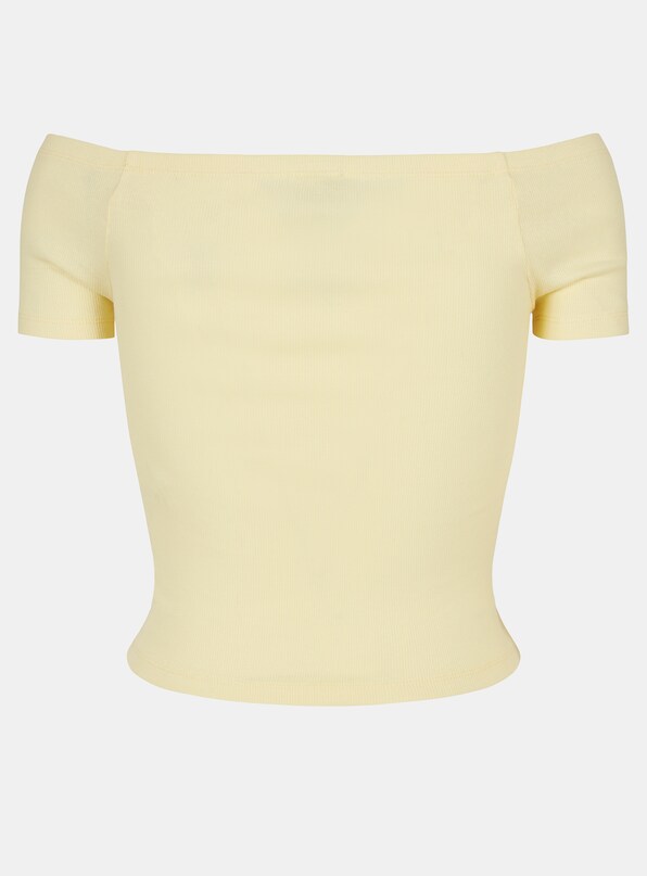 Ladies Off Shoulder Rib-7