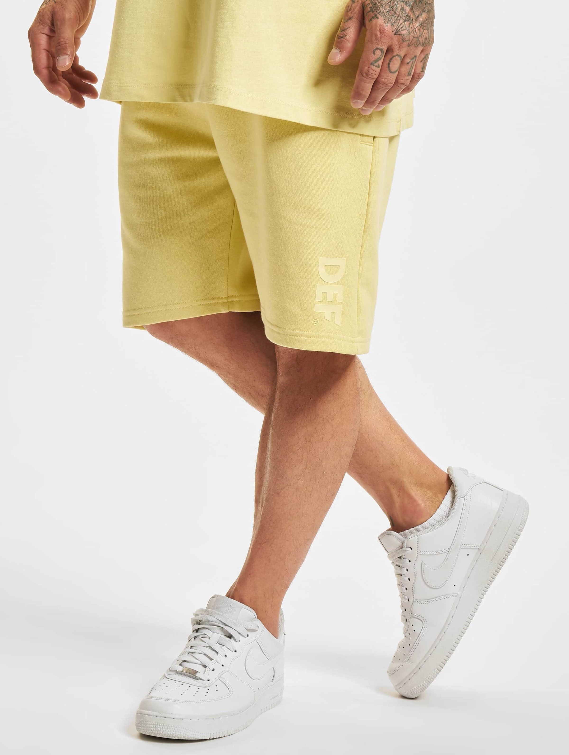 DEF Roda Shorts Mannen op kleur geel, Maat S